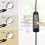 Φωτιζόμενος μεγεθυντικός φακός, μεταλλικό κλιπ για επιφάνειες πάχους έως 2,56 2