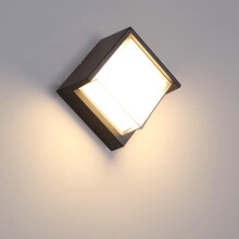 Applique da esterno a LED avanzata, luce bianca calda, corpo lampada in alluminio di alta qualità, design elegante e raffinato per montaggio a