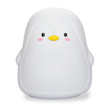 Silicone Night Light for Children, Remote Control Operated with Warm White and Multicolor Mode, Portable Night Light for Nursery, Soft Silicone Lamp,