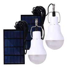 Ampoule solaire portable, éclairage de secours haute luminosité pour les aventures en plein air, protection contre la surcharge et la décharge