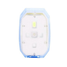 (As show, One size) Lightweight USB Rechargeable LED Light Night Safety Lamp for Outdoor Running Cycling Blue