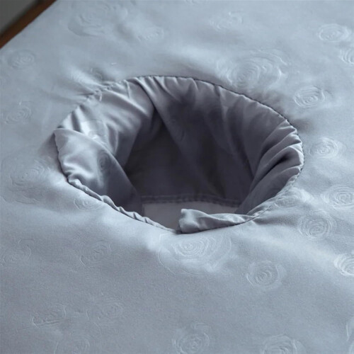 Massage table cover, waterproof, washable, soft, breathable, with hole (04). 2