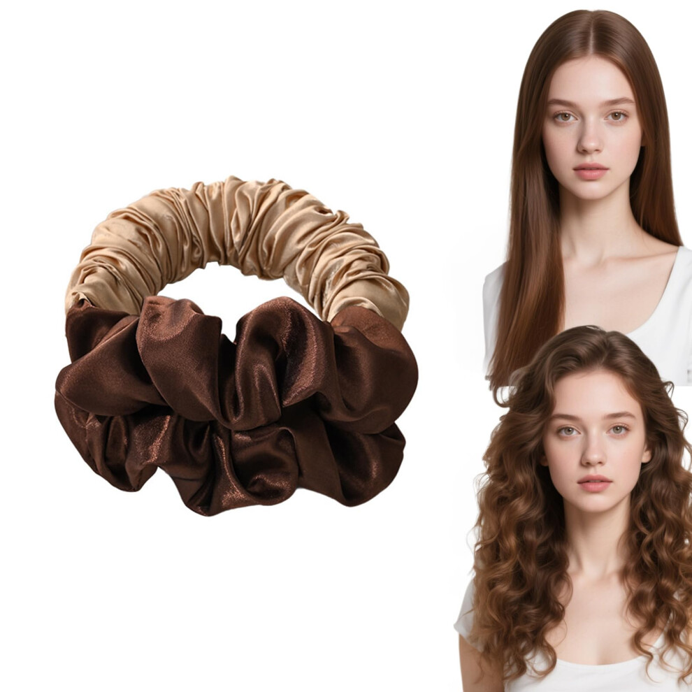 Sleepy Tie Heatless Hair Curler  Soft NoHeat Headband, Silk Sleep Scrunchie, Overnight Curlers For MediumLong Hair