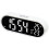 LED Screen Clock Showing Time Temperature-White white  light 1