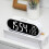 Modern Electronic Clock With Rechargeable-Black green  light 5