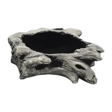 Artificial Driftwood Succulents Planter Rustics-Light Grey