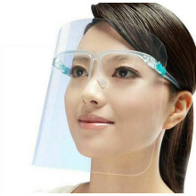Safety Face Shield Components Full Protection Wide Visor AntiFog Lens Lightweight Adjustable Transparent Unisex 5 Pcs