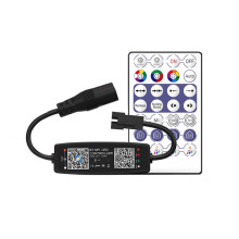 WS2812B Controller Bluetooth Music App Control for Pixel LED Strip Light SK6812 WS2811 WS2812 Band Lights USB 5V (28Key DC)