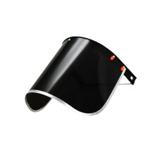 Face Shield Protective Visor Hard Cap Compatible Anti Impact Adjustable Face Guard for Outdoor Work Garden Welding Black