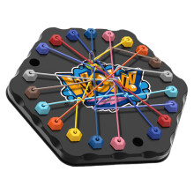 Rope Puzzle Game, Brain Teaser with String for Fine Motor Skills for Children 3