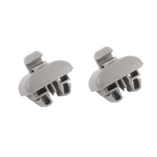 Set with two clips for sun visors for A6 S6 for TT, part number 4B0857562, Solution