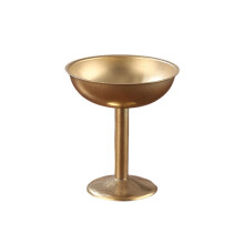 Rostfreie Dessert-Servierschale aus rostfreiem Stahl,-Gold L