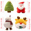 Santa Sofa Pillow Back Support Holiday Decoration Dutch-Red 3