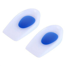 Heelpad Silicone, 2 Pairs Gel Rise Antishock Orthotics Cushions for Heel Pain Size L EU 3944