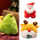 Santa Sofa Pillow Back Support Holiday Decoration Dutch-Red 2