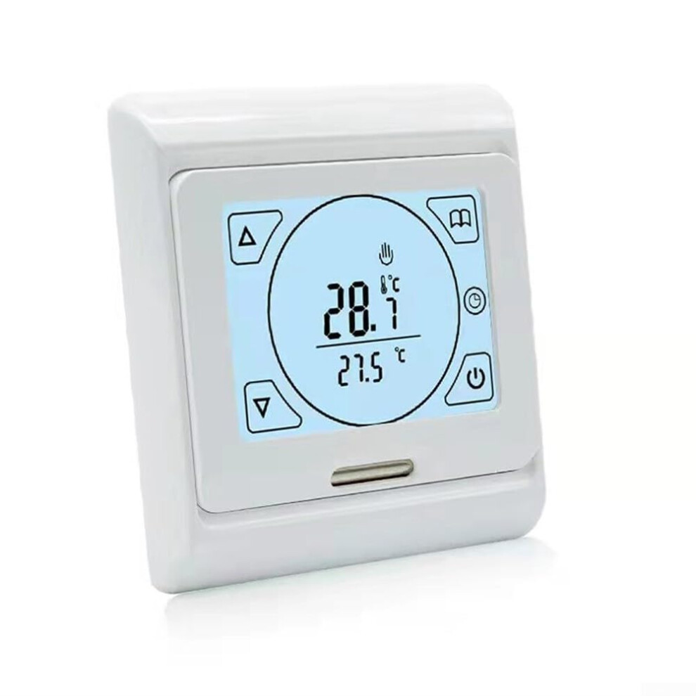 Touchscreen Thermostat For Underfloor Heating With Builtin And External Sensors, Smart Temperature Control 9365049888257