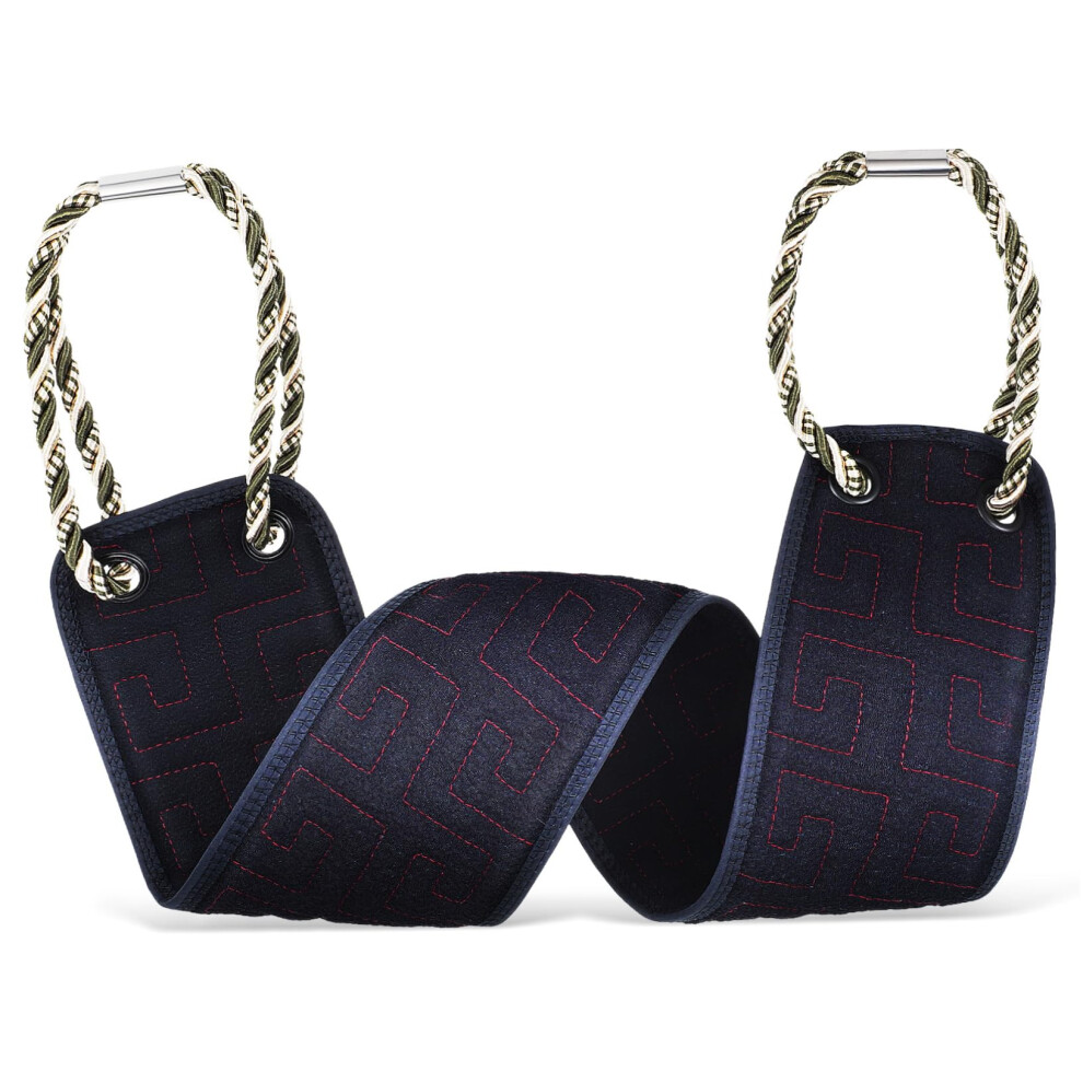 DoubleSided Exfoliating Back Washer Exfoliating Bath Towel for Full Body Scrub for Gentle Skin Cleansing and Refreshing Design