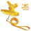Hamster harness and leash set, nylon, duck pattern, adjustable, pet outdoor accessory 1