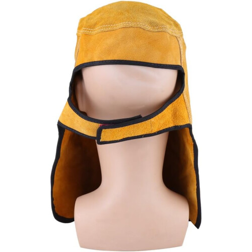 Leather Welding Mask, Durable, , HeatResistant, Breathable 2