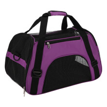 Dog Bag Carrier Breathable Multifunctional Puppy Carrier For Travel Walking Hiking Camping Outdoor Purple
