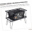 Camping Utensil Organizer Bag Mesh Storage for Cooking Tools Foldable Tableware Carrier and Convenient 4