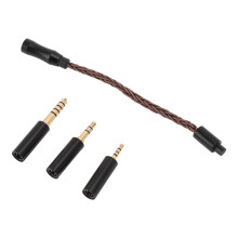 Magnetyczny adapter audio z transmisją dźwięku premium, zbalansowany kabel adaptera audio z przewodem OCC i wtykiem męskim 3,5 mm na gniazdo