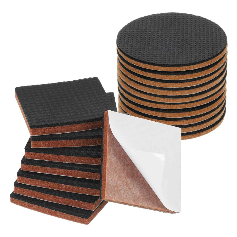Furniture Pads, 24Pcs 65Mm Furniture Grippers, Non Skid For Furniture Legs, Self Adhesive Felt Furniture Feet, Anti Slide Furniture Hardwood Floor Pro 9453559654582