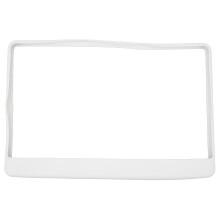 Kit de embellecedores para el salpicadero de la radio del coche DIN, material ABS de alta resistencia, panel frontal de fácil instalación, diseño