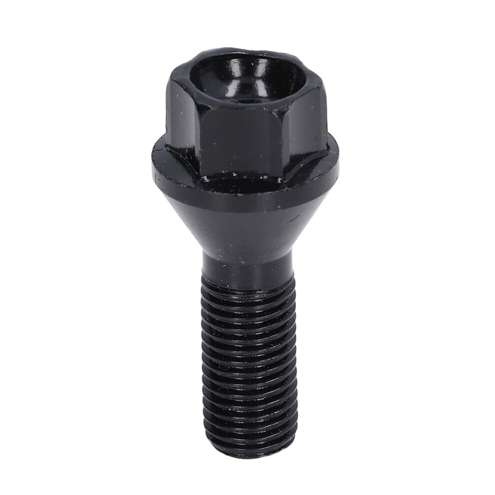Heat Treated Carbon Steel Lug Bolt For Bmw Models Corrosion Resistance Wheel Locking Bolt Steel Lug Bolt Conical Seat Direct Fitment High Strength 9190834840154