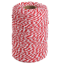 Red And White Twine, Premium Quality Twine For Crafts And Wrapping, Easy To Use And Store, Perfect Finishing Touch On Christmas Holiday Decorations
