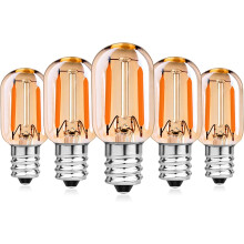 Bec LED cu filament reglabil pentru iluminat personalizat, tubular vintage versatil și compact, 1W2200K T22E14, iluminat prietenos cu ochii, becuri
