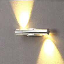 Rotatable Lamp, Warm White Light Aluminum Housing, Uniform Light for Indoor Wall, Energy Class A++
