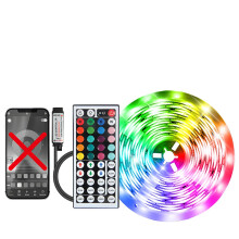 Stiall Solais LED RGB, Cianrialtán Infridhearg 44-Eochair le Dathanna Saincheaptha agus Gile Inchoigeartaithe a Ardaíonn Do Thaithí Maisiúcháin