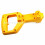 Switch Handle for Miter Saw, Easy Installation Handle Compatible with DeWalt DW703 DW713 DW715, Replacement Handle Kit, Power Tool Handle with Durable 4