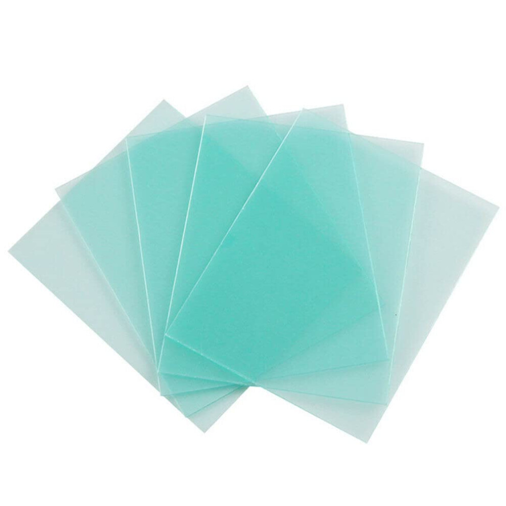 10Pcs Welding Helmet Lens 120X95mm Temp Resistant Protective Plate 9412369095244