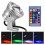 Projecteur LED polyvalent pour piscine, submersible, avec éclairage réglable et télécommande, étanche, multicolore. 1