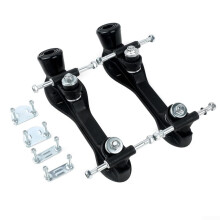 Efficiently designed roller skate plates provide stability on ice rinks (size 3738).