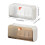 Wall Mounted Cotton Pad Storage Box Dustproof Bathroom-brown 4