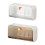 Wall Mounted Cotton Pad Storage Box Dustproof Bathroom-brown 2
