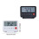 Electronic Desk Clock with Temperature Display and Date-White 4
