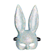Realistic Rabbit Face Mask for Halloween Christmas-Colorful