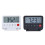 Electronic Desk Clock with Temperature Display and Date-White 2