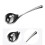 Practical Stainless Steel Soup Spoon Large Size Spoon for 4