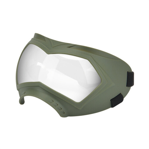 Lunettes de protection solaire coupe-vent pour-argent vert