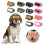 Adjustable Dog Sunglasses for Various Breeds Dog-green silver 3
