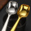 Practical Stainless Steel Soup Spoons Multifunctional-rose gold 6