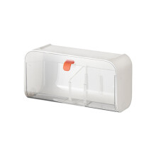 Space Saving Wall Hanging Box Makeup Accessories Storage-White