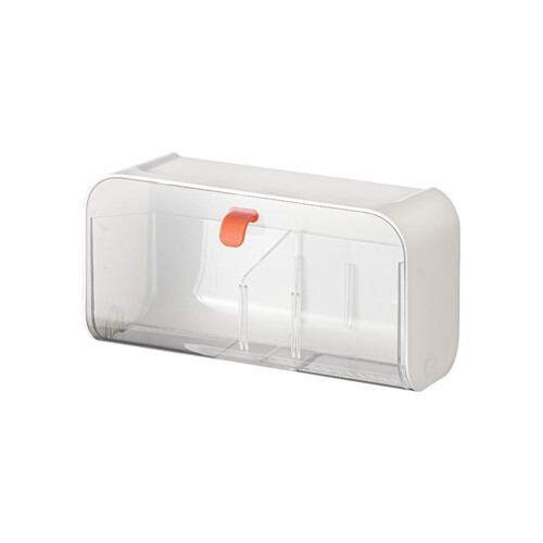 Space Saving Wall Hanging Box Makeup Accessories Storage-White