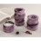 Striped Cylinder Tealight Holder Molds for-medium style 5