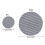 50Pcs Pots Hole Screen Mat Round Drainage Hole Screen-10cm 4